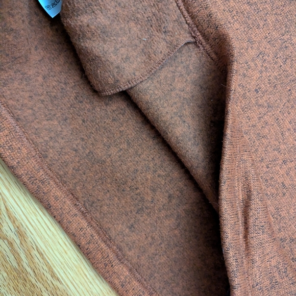 Eddie Bauer NWOT Rust Radiator FreeHeat Fleece Raglan Snap Funnel Pullover L - Picture 8 of 14